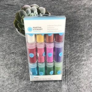 Martha Stewart Crafts Iridescent Glitter Set of 12